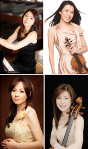仲道郁代&川井郁子&森麻季&長谷川陽子(ピアノ&ヴァイオリン&ソプラノ&チェロ)